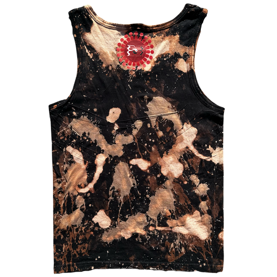 3 of Swords Black Bleached Tank