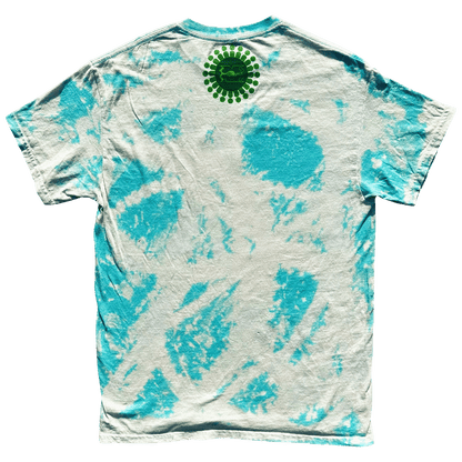 Birds of Paradise Blue Bleached Shirt