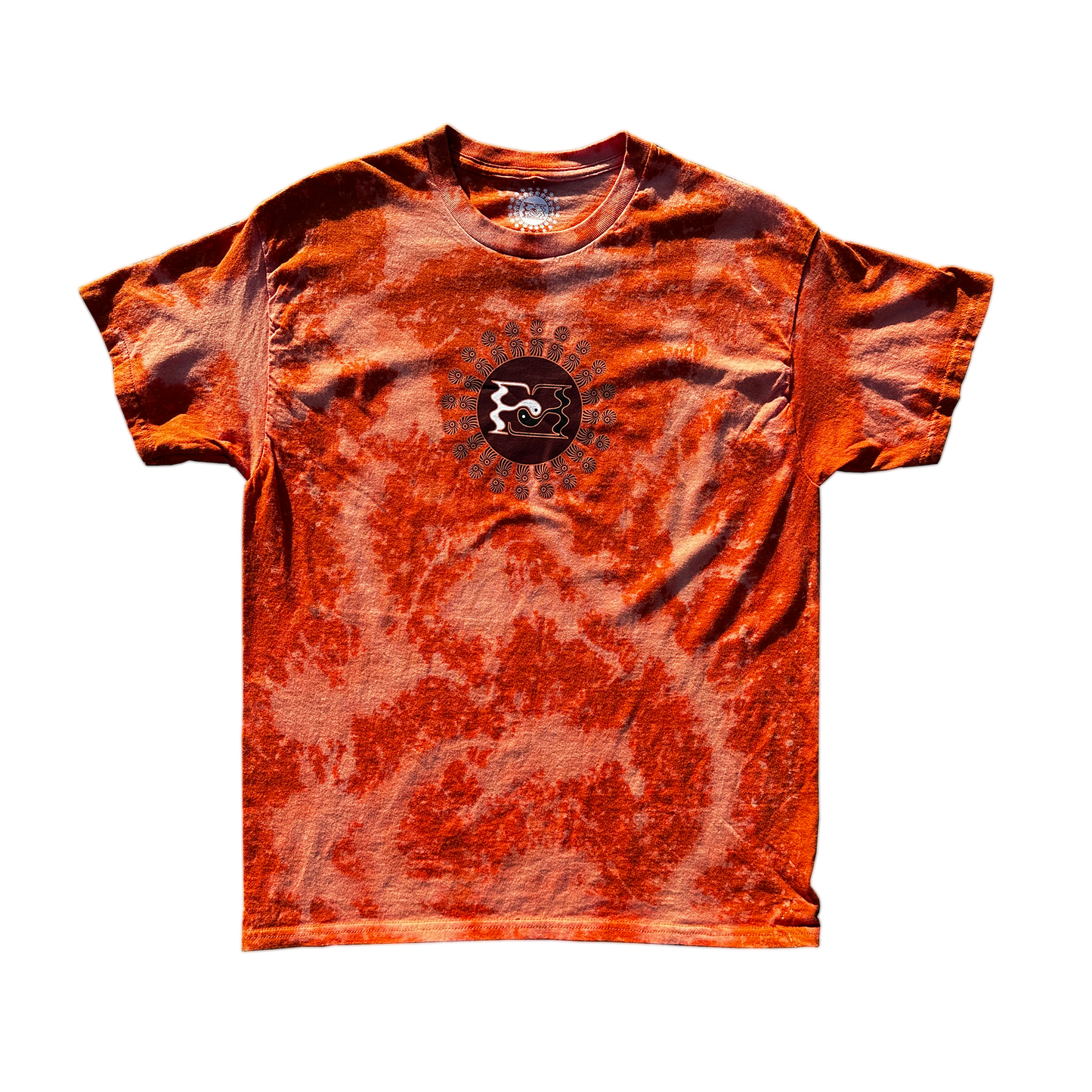 Flow Era "Fall" Logo Orange Bleached Shirt