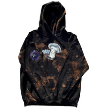  Mushrooms are Down to Earth Bleached Hoodie