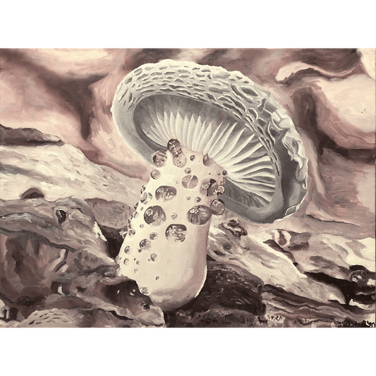 "Mushrooms are Down to Earth" Print