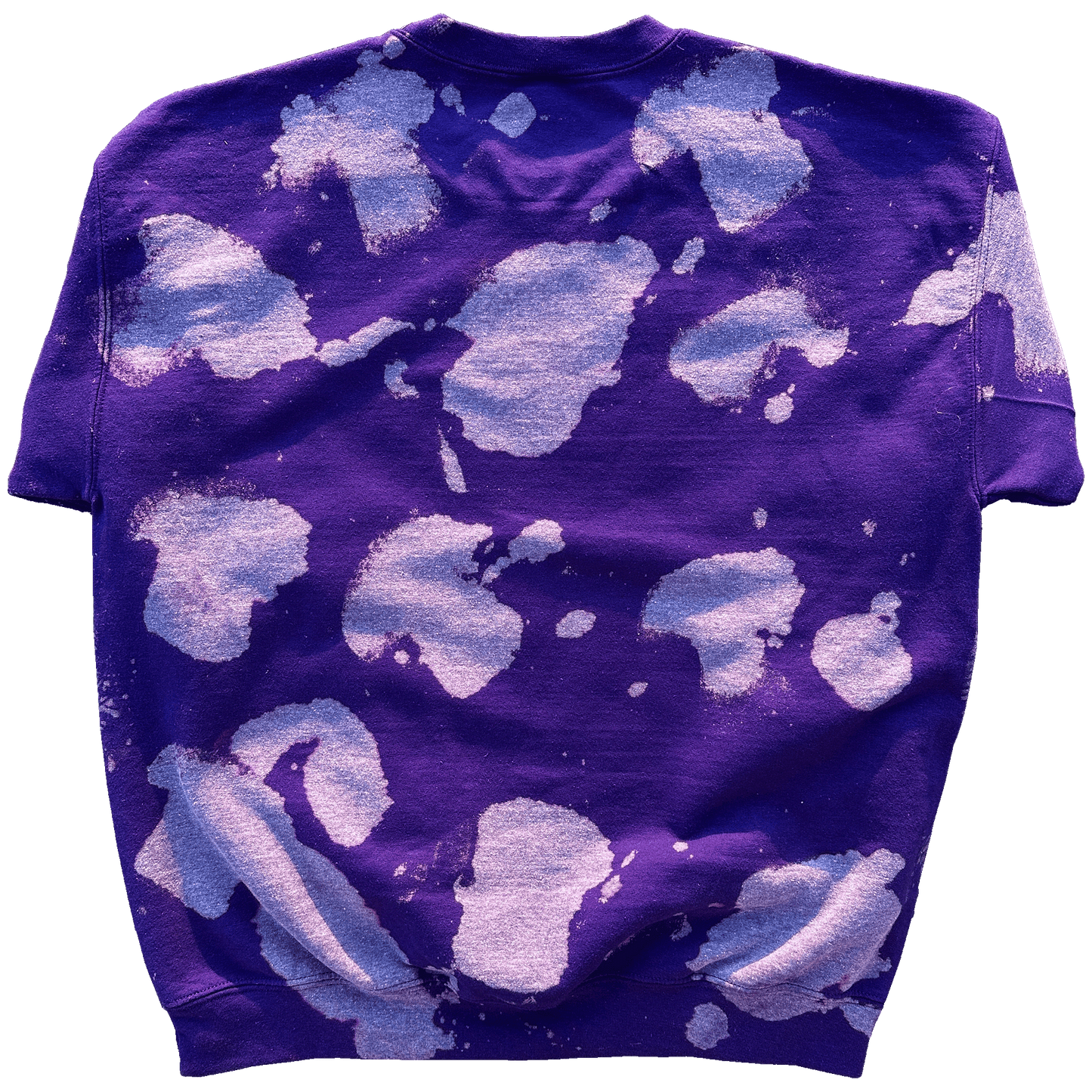 "Mushrooms are Down to Earth" Sponge Bleach Crewneck