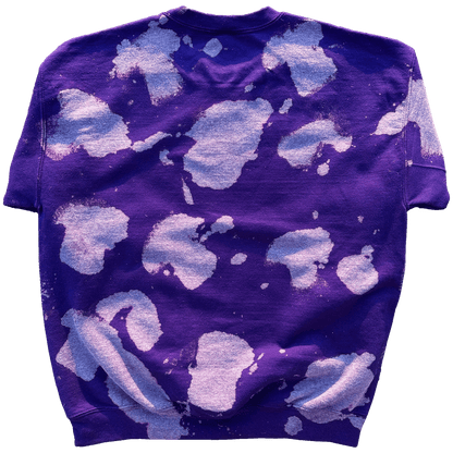 "Mushrooms are Down to Earth" Sponge Bleach Crewneck