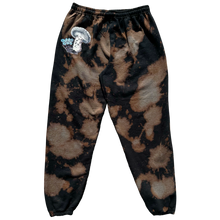  Mushrooms are Down to Earth Black Bleached Sweatpants