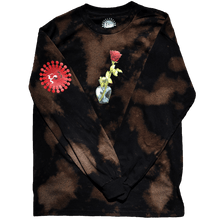  Rose Black Bleached Long Sleeve