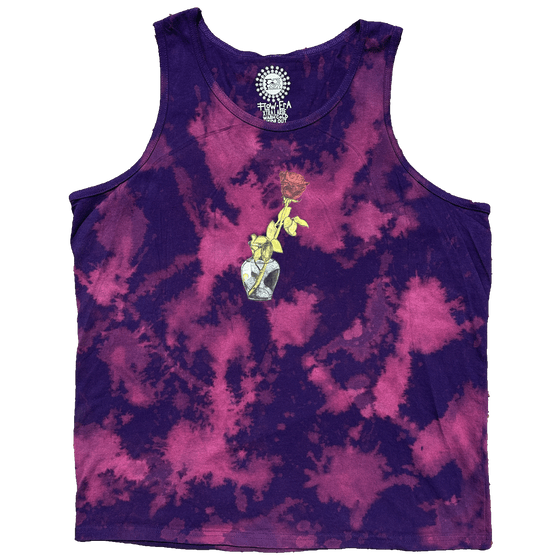 Rose Purple Bleached Tank