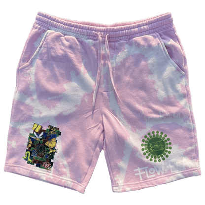 "Teri & Friends" Sponge Bleached Shorts