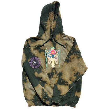 Breath of Life Green Bleached Hoodie