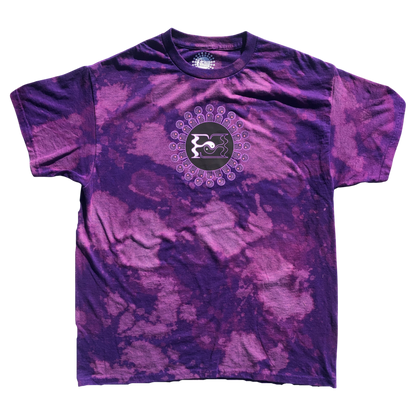 Flow Era Purple Logo Bleached Shirt
