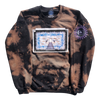 Load image into Gallery viewer, Out of the Darkness and Into the Light Black Bleached Sweater