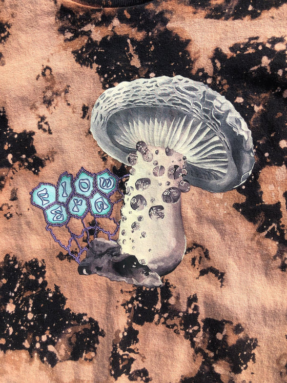 Mushrooms are Down to Earth Bleached Shirt