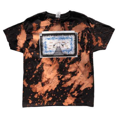 Out of the Darkness and Into the Light Black Bleached Shirt