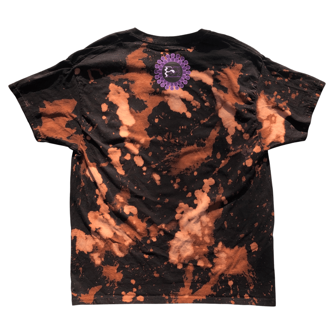 Out of the Darkness and Into the Light Black Bleached Shirt